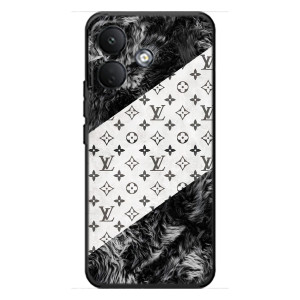 Чехол Стиль Louis Vuitton на Xiaomi Poco X8 – LV на белом