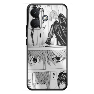 Чехол с символикой Аниме для Xiaomi Poco X8 – Коллаж Ягами