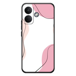 Чехол цветочный дизайн для Xiaomi Poco X8 (Розовый фон)