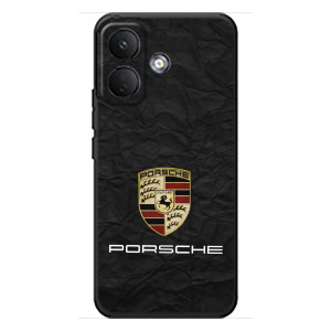 Чехол с авто Порше для Xiaomi Poco X8 – Логотип Порше