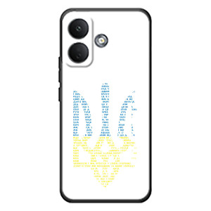 Чехол с украинским гербом на Xiaomi Poco X8 – Герб с гимном Украины
