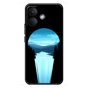 Летний Чехол на Xiaomi Poco X8 – Синий Водопад