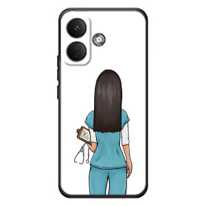 Силиконовый бампер (Работники) на Xiaomi Poco X8 – Доктор
