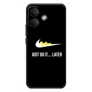 Силиконовый Чехол на Xiaomi Poco X8 с картинкой Nike (Later)