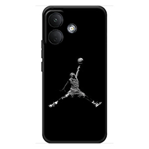 Силиконовый Чехол Nike Air Jordan на Сяоми Поко Х8 (Джордан)