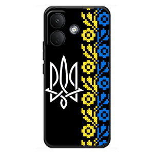 Силиконовый Чехол на Xiaomi Poco X8 – Герб и вышыванка
