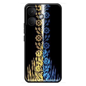 Силиконовый Чехол на Xiaomi Poco X8 – Патриотическая вышиванка