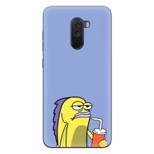 Бампер с принтом Мемы для Xiaomi POCO F1 – Безразличие