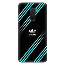 Чохли Адидас для Xiaomi POCO F1 (AlphaPrint) (Адідас з полосами)