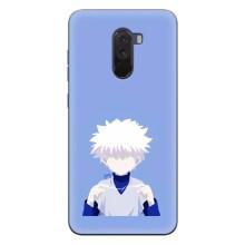 Чехол с персонажами АНИМЕ на Xiaomi POCO F1 – Киллуа Золдик