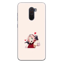 Чехлы Персонажи Аниме Наруто для Xiaomi POCO F1 (AlphaPrint) – Лайк Сакура