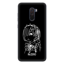 Чехлы Персонажи Аниме Наруто для Xiaomi POCO F1 (AlphaPrint) – Re: Zero