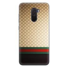 Чехлы Бренд GUCCI для Xiaomi POCO F1 – Фон Гуччи