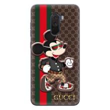 Чехлы Бренд GUCCI для Xiaomi POCO F1 – Маус Гуччи
