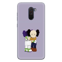 Чехлы для Xiaomi POCO F1 - Bearbrick Louis Vuitton (PREMIUMPrint) (Дружба Беарбрик)