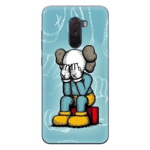 Чехлы для Xiaomi POCO F1 - Bearbrick Louis Vuitton (PREMIUMPrint) (Плач Bearbrick)