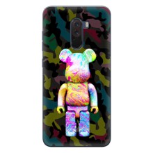 Чехлы для Xiaomi POCO F1 - Bearbrick Louis Vuitton (PREMIUMPrint) (Яркий Bearbrick)