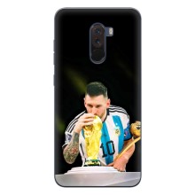 Чохли для Xiaomi POCO F1 (Leo чемпіон) (AlphaPrint) (Кубок Мессі)