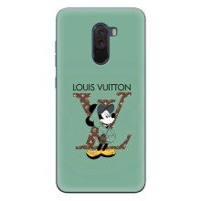 Чехлы Луи Витон для Xiaomi POCO F1 (AlphaPrint - LOUIS VUITTON) (Микки Маус LV)