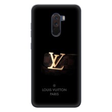 Чехлы Луи Витон для Xiaomi POCO F1 (AlphaPrint - LOUIS VUITTON) (ремешок LV)