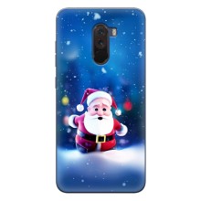 Чехлы на Новый Год Xiaomi POCO F1 (Маленький Дед Мороз)