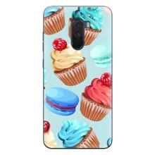 Чохли з фруктами для Xiaomi POCO F1 (VPrint) (Кексики)