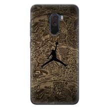 Чохли для Xiaomi POCO F1 - з картинкою JORDAN (AlphaPrint) (Logo Jordan)