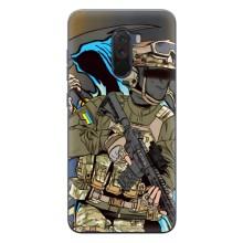 Чехлы с картинкой ЗСУ для Xiaomi POCO F1 (AlphaPrint) – Воин ВСУ