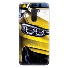 Чохли з Машинами на ПОКО Ф1 (VPrint) – Жовта машина