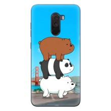 Чехлы с Пандами на Xiaomi POCO F1 – Друзья