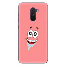 Чохли з Патріком на Xiaomi POCO F1 (Мордочка Патріка)