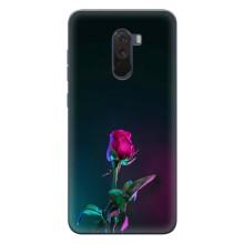 Чохли з принтом Троянд для Xiaomi POCO F1 – Нічна троянда
