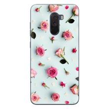 Чохли з принтом Троянд для Xiaomi POCO F1 – Різні квіти