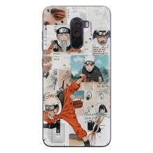 Чехлы с тематикой АНИМЕ для Поко Ф1 (VPrint) – Наруто Комиксы