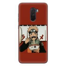 Чехлы с тематикой АНИМЕ для Поко Ф1 (VPrint) – Наруто с лапшой
