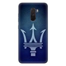 Чехлы с тематикой "Крутые машины" на Xiaomi POCO F1 – Лого Maserati