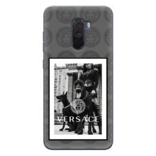 Чехлы VERSACE для Поко Ф1 (PREMIUMPrint)