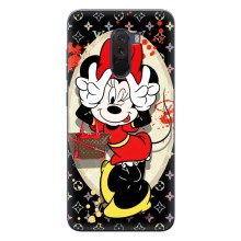 Чехол Disney Mouse Xiaomi POCO F1 (PREMIUMPrint) (Минни peace)