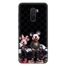 Чехол Disney Mouse Xiaomi POCO F1 (PREMIUMPrint) (Семья Маусов)