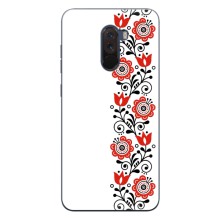 Чехол для Патриота Украины Xiaomi POCO F1 - (AlphaPrint) (Яркая вишиванка)