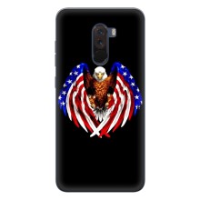 Чохол Прапор USA для Xiaomi POCO F1 – Крила США