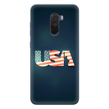 Чехол Флаг USA для Xiaomi POCO F1 (USA)