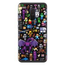 Чохол майнкрафт для Xiaomi POCO F1 – Усі персонажі