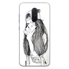 Чохол з друком для Xiaomi POCO F1 - (Мода) (AlphaPrint) (Фото дівчини)