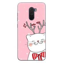 Чехол на тематику: Коты для Xiaomi POCO F1 – Зимний кот
