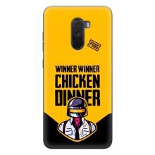 Чеjхол PUBG для ПОКО Ф1 (AlphaPrint) (Pubg шолом)