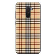 Чехол с Брендами одежды на Сяоми Поко Ф1 – Burberry стиль