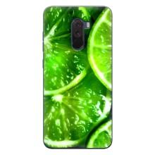 Чохол з зображенням смачної їжі для Xiaomi POCO F1 – Яскравий Лайм
