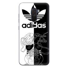 Чехол в стиле "Адидас" для Сяоми Поко Ф1 – Adidas шнурки