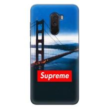 Чеохол для Xiaomi POCO F1 з картинкою Supreme (AlphaPrint)